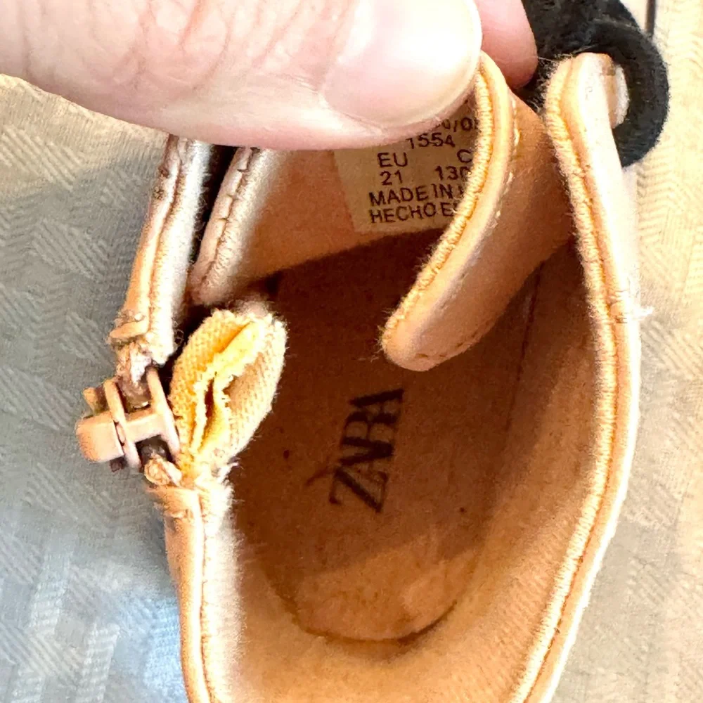 Zara Toddler‎ Combat Boots Pink Lace Up Lug Sole Girls Size 5 EU 21